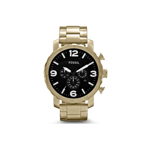 Watch strap Fossil JR1421 Stainless steel Gold Toned 24mm
